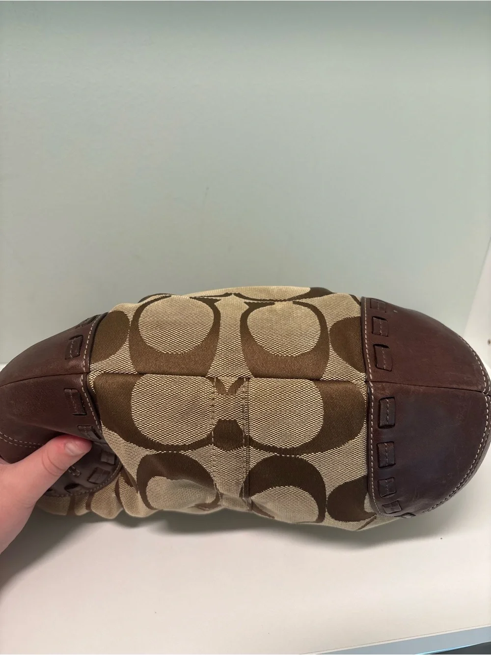 Coach 12227 Ergo Pleated Signature Shoulder Bag